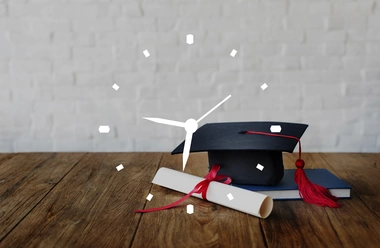 Image of a graduation cap and scroll